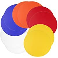 10pcs marcadores planos- conos planos de PVC redondos marcadores de punto flexibles deportivos para taladros de…